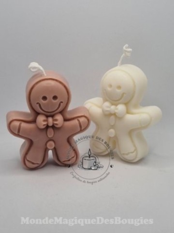 Bougies bonhomme pain d'épices