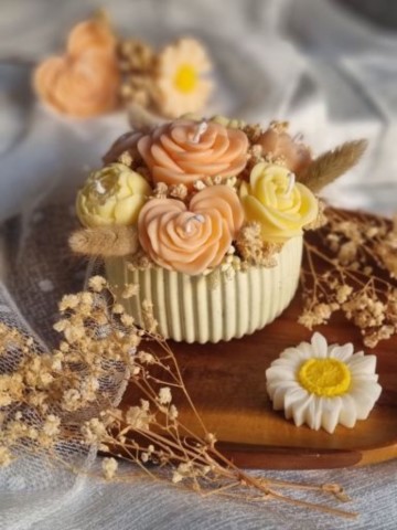 Bouquet Bougies Éclat Printanier