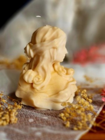 Bougie déesse buste