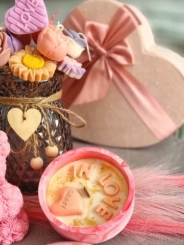 Bougies céramique in love