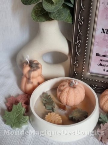 Bougies Coulées Parfumées Contenant Céramique