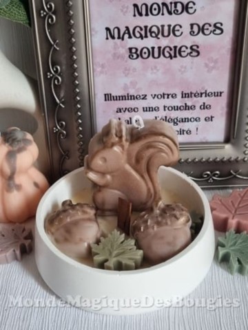 Bougies Coulées Parfumées Contenant Céramique