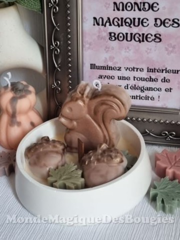 Bougies Coulées Parfumées Contenant Céramique