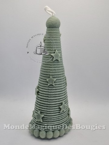 Bougies sapins étoilé