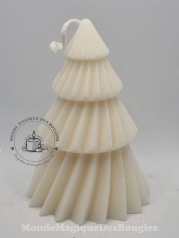 Bougie sapin courbé