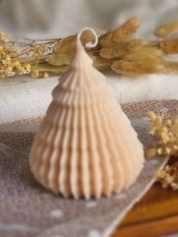 Bougies sapins origami