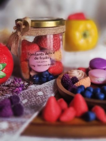 fondant bougie pot gourmand